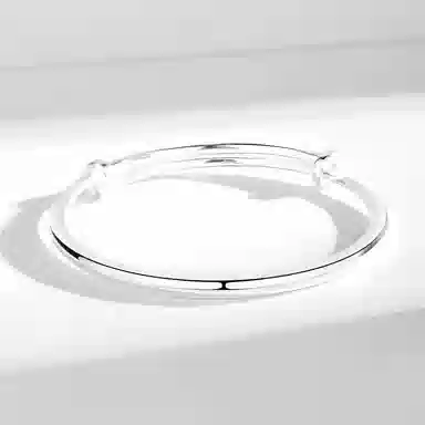 银千惠 经典素圈 简约时尚推拉可调节年轻款素圈手饰品 光面 手镯 女款 礼盒装