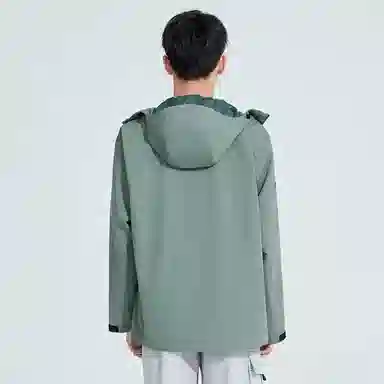 熊猫  自在玩系列 连帽宽松拉链单层  都市生活/旅游/通勤 防水防风超轻防泼水冲锋衣 男款