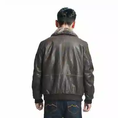 MCS Marlard Vintage Leather Jacket Dark Coffee