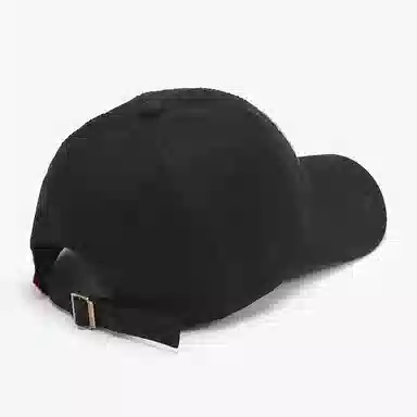 浪莎 鸭舌帽弯檐潮牌户外英文字母立体刺绣黑色大帽围棒球帽 男女同款 棉 鸭舌帽 男女同款情侣款