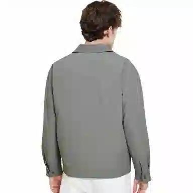 红豆 鸭绒翻领锁绒行政风户外保暖羽绒服 男款