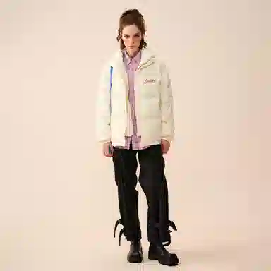 ROBINHOOD Basic Logo Down Jacket