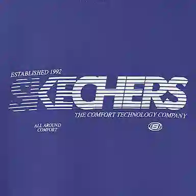 Skechers Crew Neck Knit Tee Purple