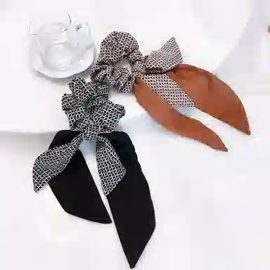 简应舒 蝴蝶结大肠百搭发绳扎马尾皮筋 布艺 发圈 女款