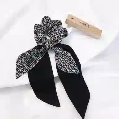 简应舒 蝴蝶结大肠百搭发绳扎马尾皮筋 布艺 发圈 女款