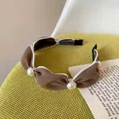 简应舒 复古法式气质 洗脸宽边碎发 布艺 发箍 女款