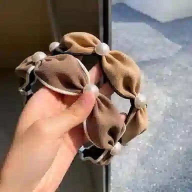 简应舒 复古法式气质 洗脸宽边碎发 布艺 发箍 女款