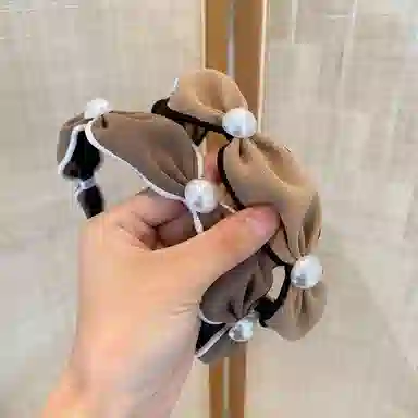 简应舒 复古法式气质 洗脸宽边碎发 布艺 发箍 女款