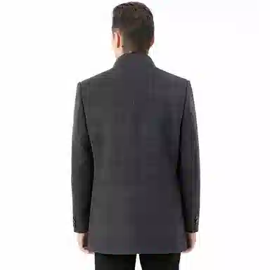 Devanro Wool Coat Blue