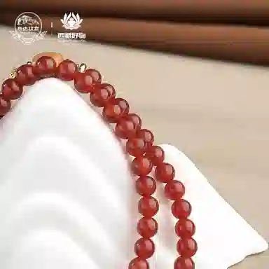 布达拉宫 五眼天珠 玛瑙 圆珠串珠项链 男女同款情侣款
