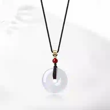 饰伴 国潮平安扣 气质国风一对 玛瑙 项链 生日礼,物  男女同款情侣款