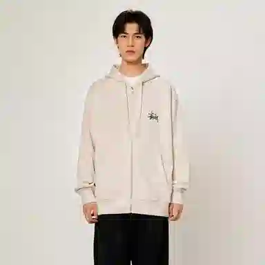 Stussy SS22 Basic Stussy Zip Hood Logo
