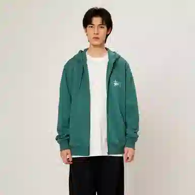 Stussy SS22 Basic Stussy Zip Hood Logo