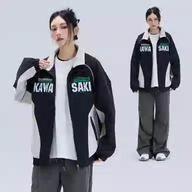 Kawasaki Retro Logo Zip Jacket