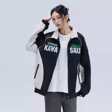 Kawasaki Retro Logo Zip Jacket