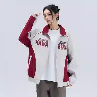 Kawasaki Retro Logo Zip Jacket