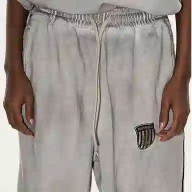 BLINDNOPLAN BY EXITMODE Vintage Wash Badge Casual Pants