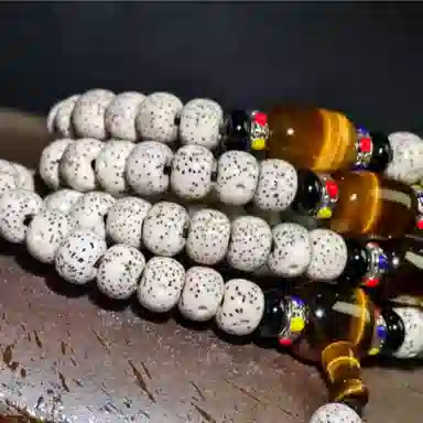 吉千年 【顺丰包邮】新中式复古潮流风 好运 平安顺遂 招财进宝 【精品】流光感 星月菩提 手串 男女同款情侣款