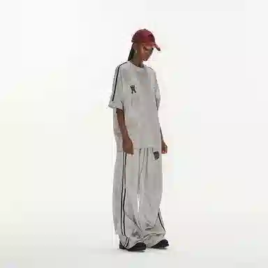 BLINDNOPLAN BY EXITMODE Vintage Wash Badge Casual Pants