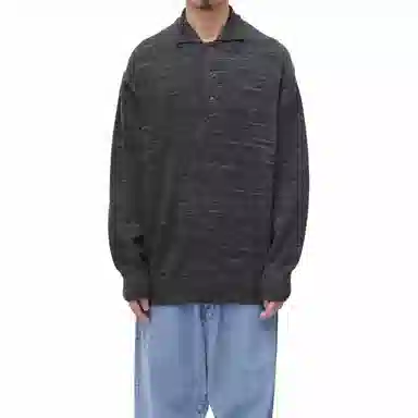THE NORTH FACE PURPLE LABEL Merino Field Striped Polo Sweater Polo