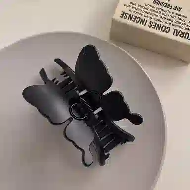 如花梦 简约蝴蝶 高级感气质鲨鱼夹 亚克力 发夹 女款