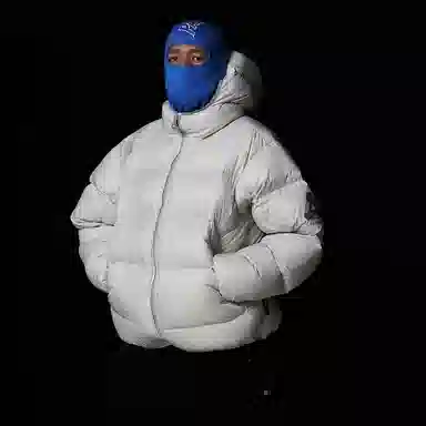 PALACE FW24 PERTEX OPAQUE BALACLAVA PUFFA logo