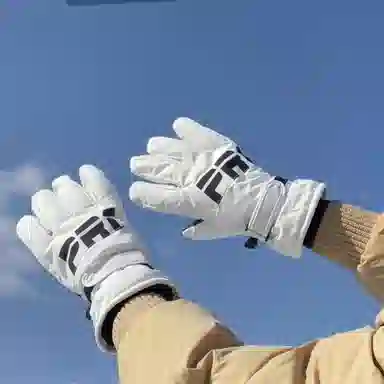 优幽兰 时尚百搭滑雪必备冬季保暖可触屏防风玩雪防泼水加绒加厚骑行电动车东北户外出行防寒装备 聚酯纤维 手套 男女同款情侣款