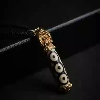 天台山 圣品天珠古法民族风转运好运 玛瑙 玉石吊坠 男女同款情侣款