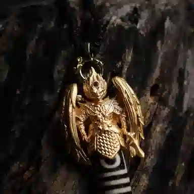 天台山 圣品天珠古法民族风转运好运 玛瑙 玉石吊坠 男女同款情侣款