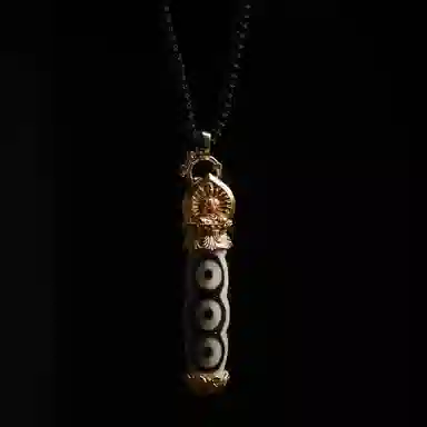 天台山 圣品天珠古法民族风转运好运 玛瑙 玉石吊坠 男女同款情侣款