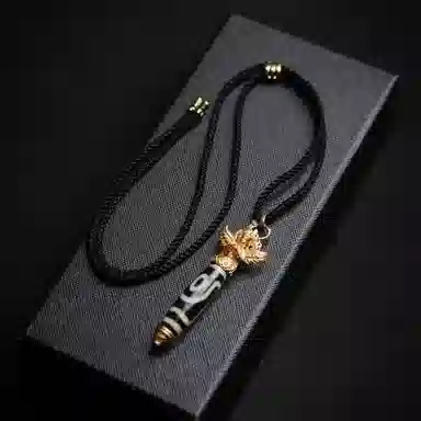 天台山 圣品天珠古法民族风转运好运 玛瑙 玉石吊坠 男女同款情侣款