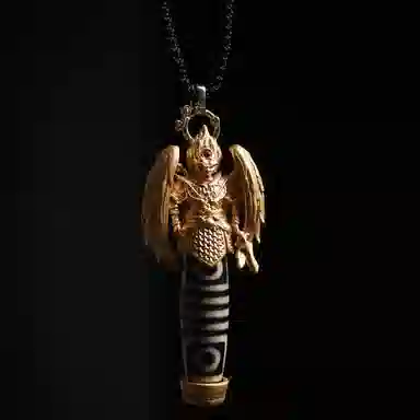 天台山 圣品天珠古法民族风转运好运 玛瑙 玉石吊坠 男女同款情侣款