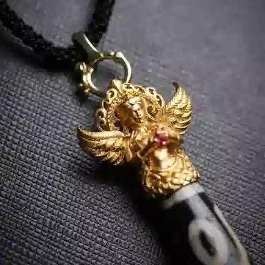 天台山 圣品天珠古法民族风转运好运 玛瑙 玉石吊坠 男女同款情侣款