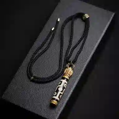 天台山 圣品天珠古法民族风转运好运 玛瑙 玉石吊坠 男女同款情侣款