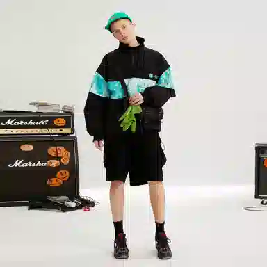 BEASTER Retro Patchwork Jacket