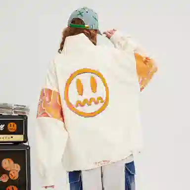 BEASTER Retro Patchwork Jacket