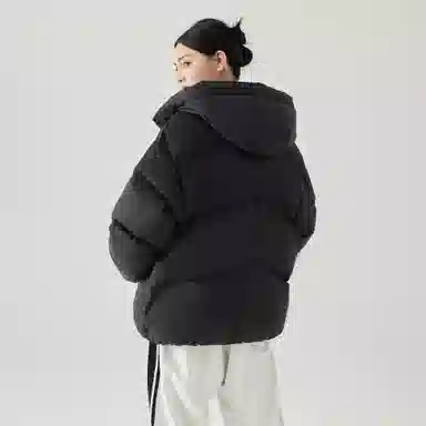 GOLFCROSS Morandi Quilted Hoodie Down Jacket