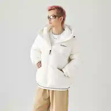 GOLFCROSS Morandi Quilted Hoodie Down Jacket