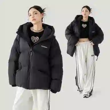 GOLFCROSS Morandi Quilted Hoodie Down Jacket