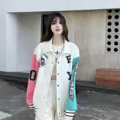 FireMonkey Cartoon Patchwork Jacket