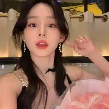 芒果饰品 爱心水滴流苏耳饰 铜 耳环 女款