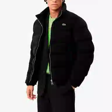 Lacoste Corduroy Zip Jacket Black