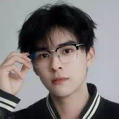 【可配度数】 苍木优品 商务近视专业网上配平光防蓝光斯文痞帅百搭显脸小 合金β钛 眉毛框/眉线框 功能性眼镜 男女同款情侣款