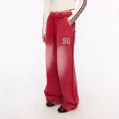 Mr. Jiangnan Vintage Print Knit Pants