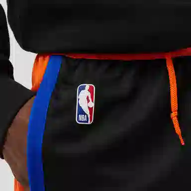 Nike x NBA Knicks Fan Basketball Pants Black/Orange
