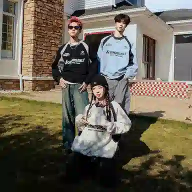 Kawasaki V-Neck Sweatshirt