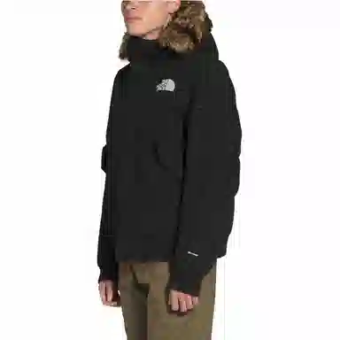 The North Face Logo Zip Hoodie Black