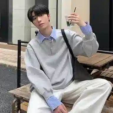 Xutailang Retro Pullover Sweatshirt