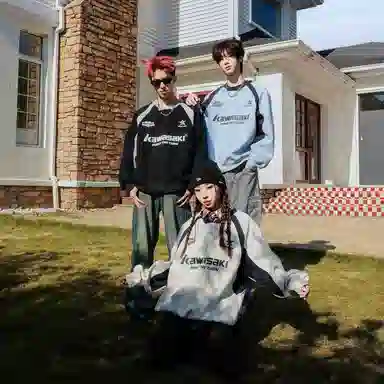 Kawasaki V-Neck Sweatshirt