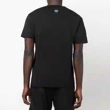 Stone Island FW22 Logo Print T-Shirt Black